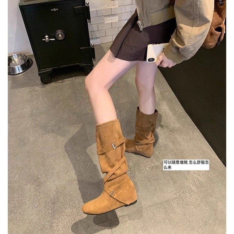 Knee High Sock Women - Женские сапоги-ботфорты 2026: Новинка, модные кожаные