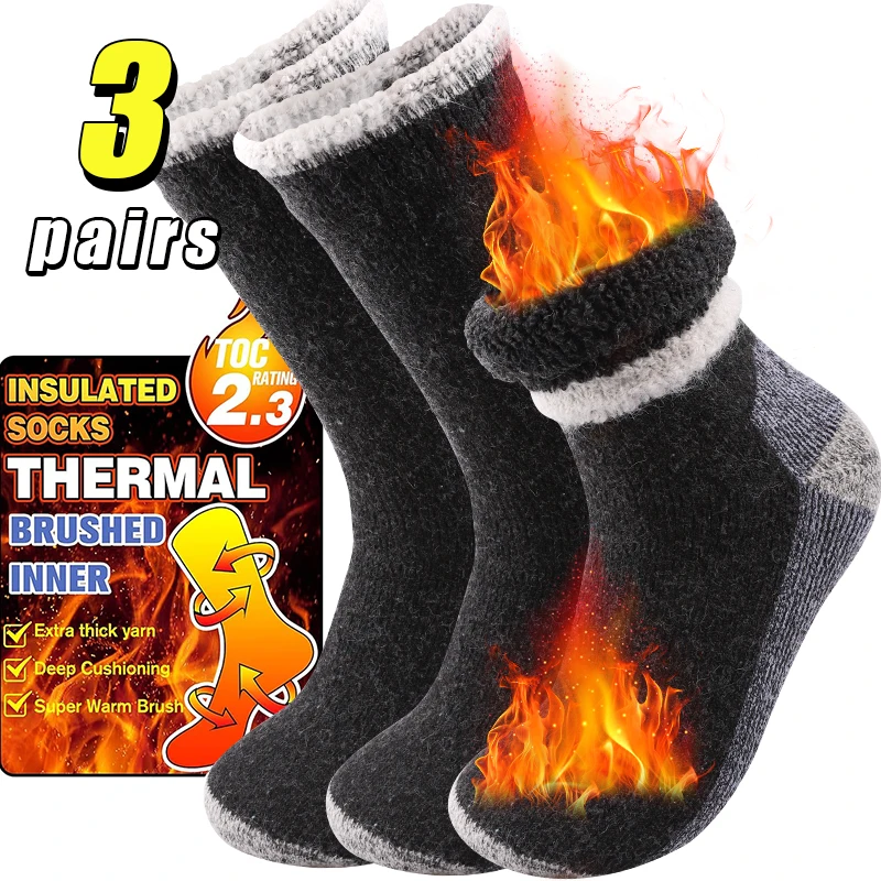 Thermal Sock Winter - 3 пары высококачественных утепленных зимних зимних