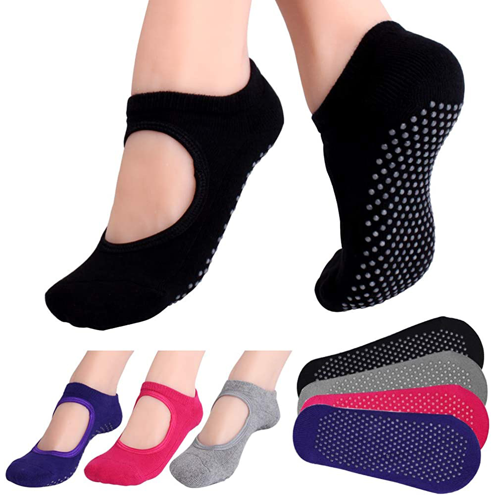 No Show Sock Women - Нескользящие носки для фитнеса и пилатеса