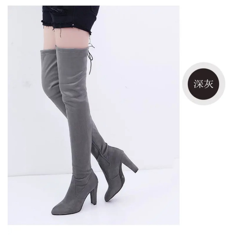 Новые женские сапоги до колена – обзор и цена Knee High Sock Women