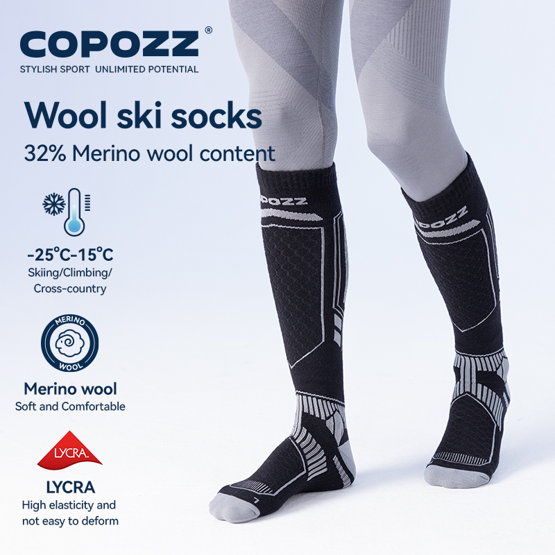 COPOZZ зимние лыжные носки из  – обзор и цена Thermal Sock Winter