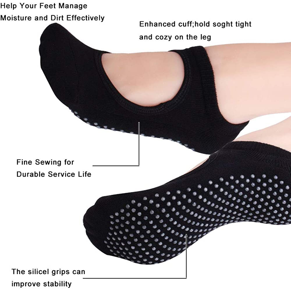 Нескользящие носки для фитнеса – обзор и цена No Show Sock Women