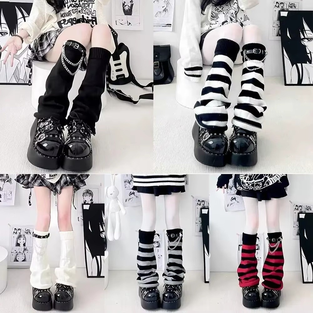 Готические вязаные гетры в сти – обзор и цена Boot Sock Slouchy