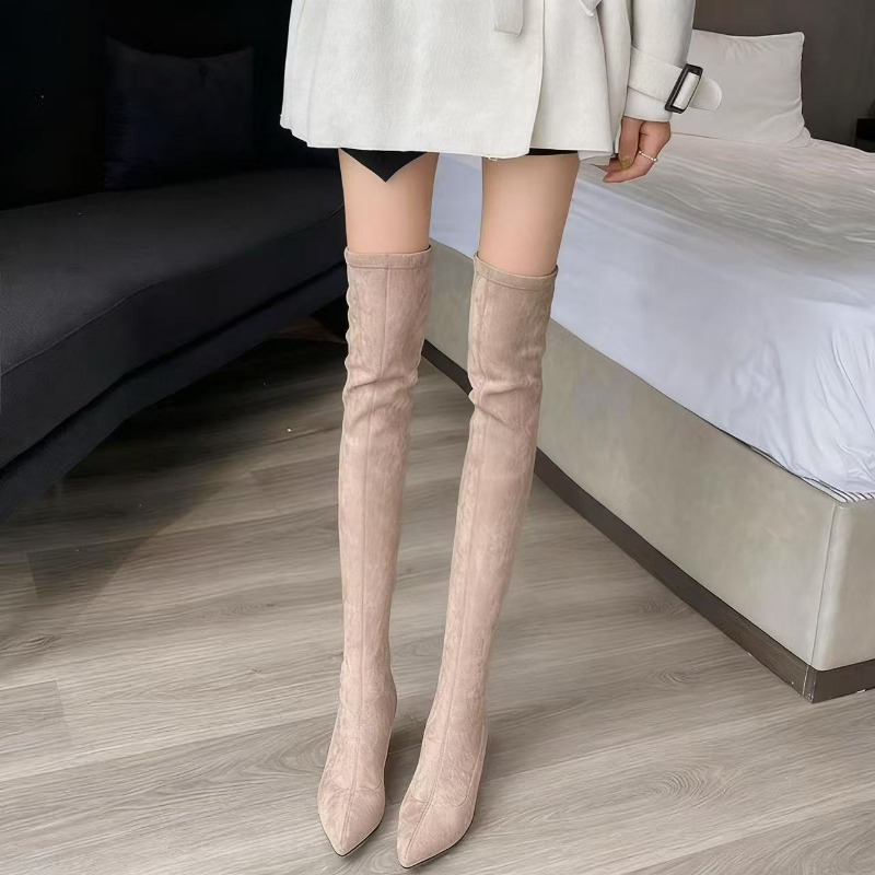 Сексуальные женские сапоги выш – обзор и цена Knee High Sock Women
