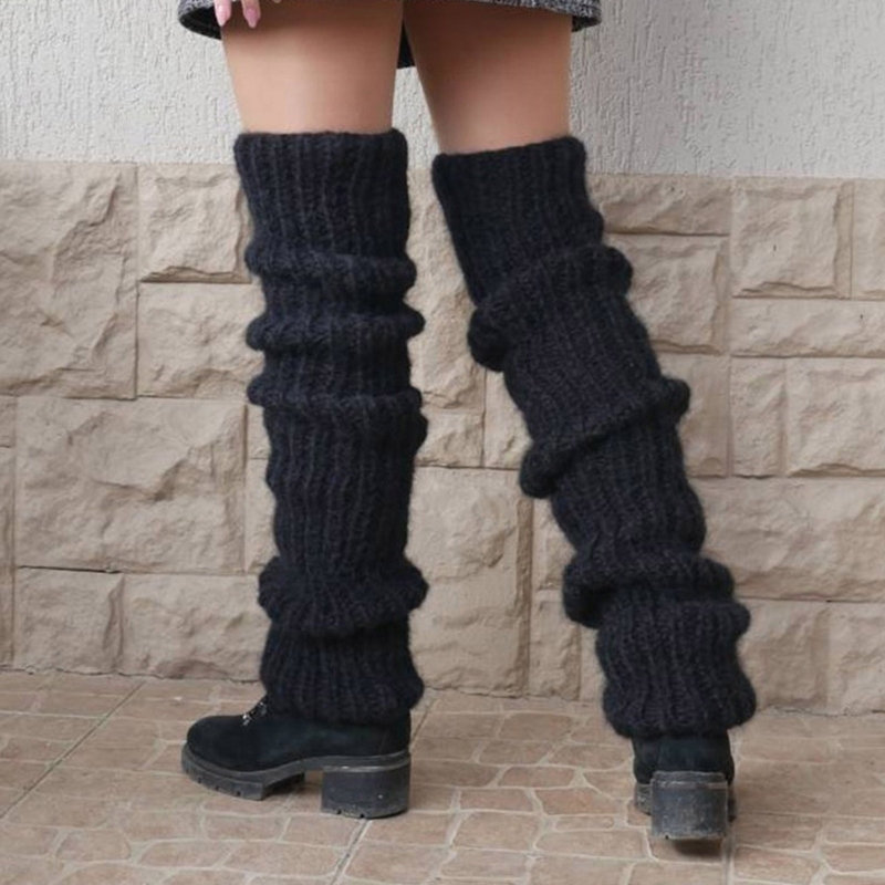Гетры выше колена крупные вяза – обзор и цена Boot Sock Slouchy