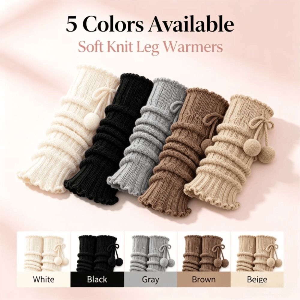 Вязаные гетры с рифлеными края – обзор и цена Boot Sock Slouchy